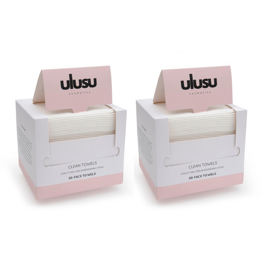 Ulusu Cosmetics Clean Towels XL (2 Pack) - 100 Count