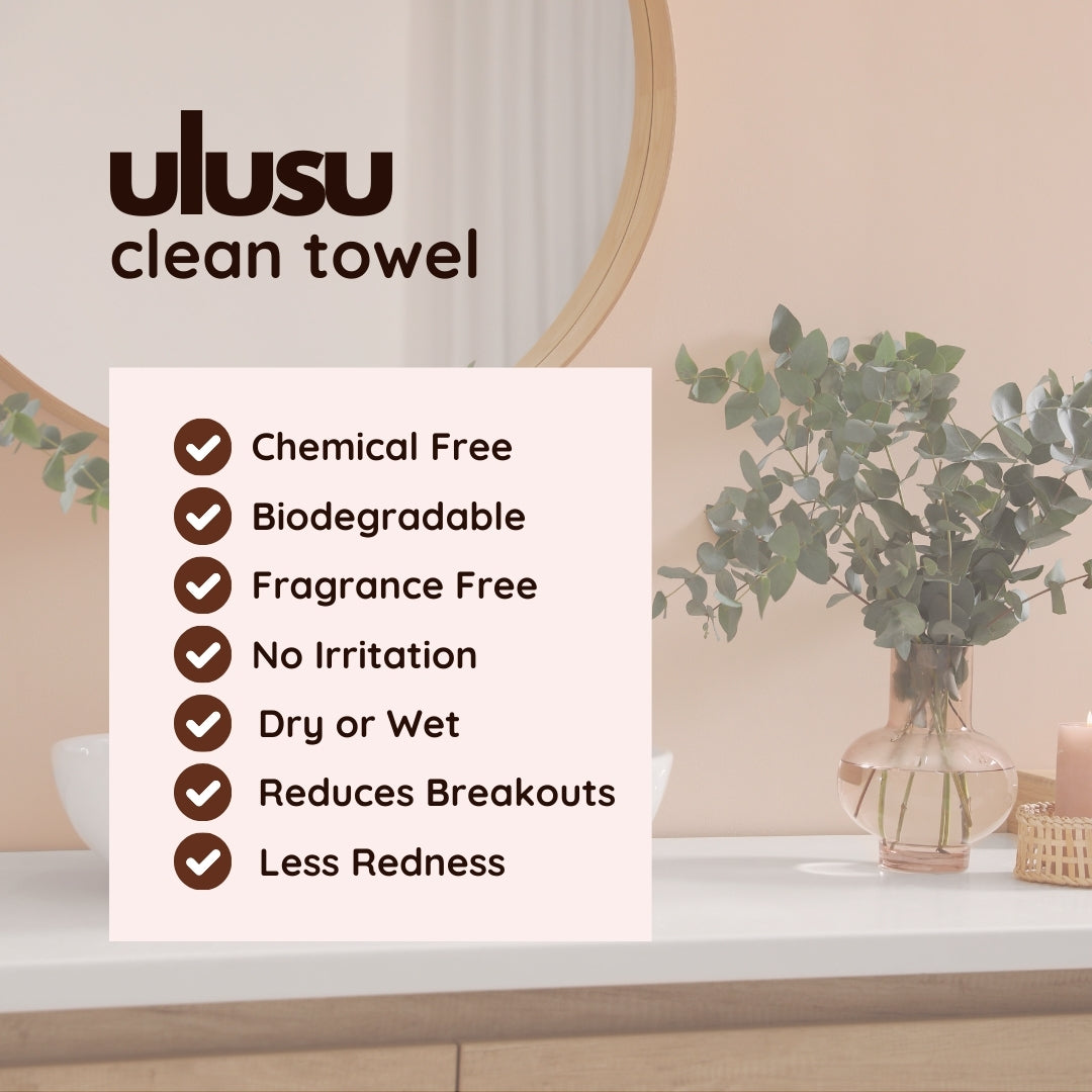 Ulusu Cosmetics Clean Towels XL (2 Pack) - 100 Count